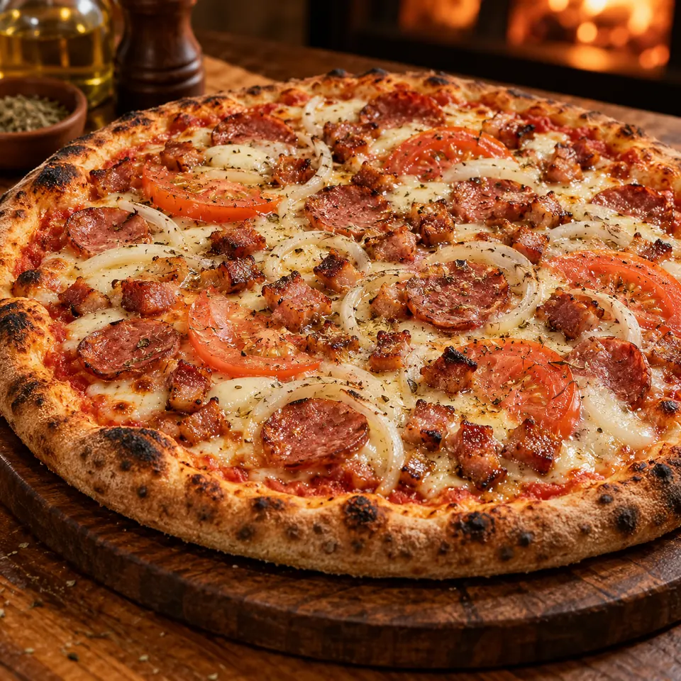 Pizza Calabresa Premium da Casa da Pizza