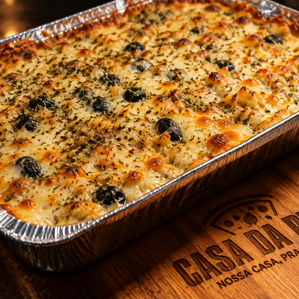 Fettuccine gratinado