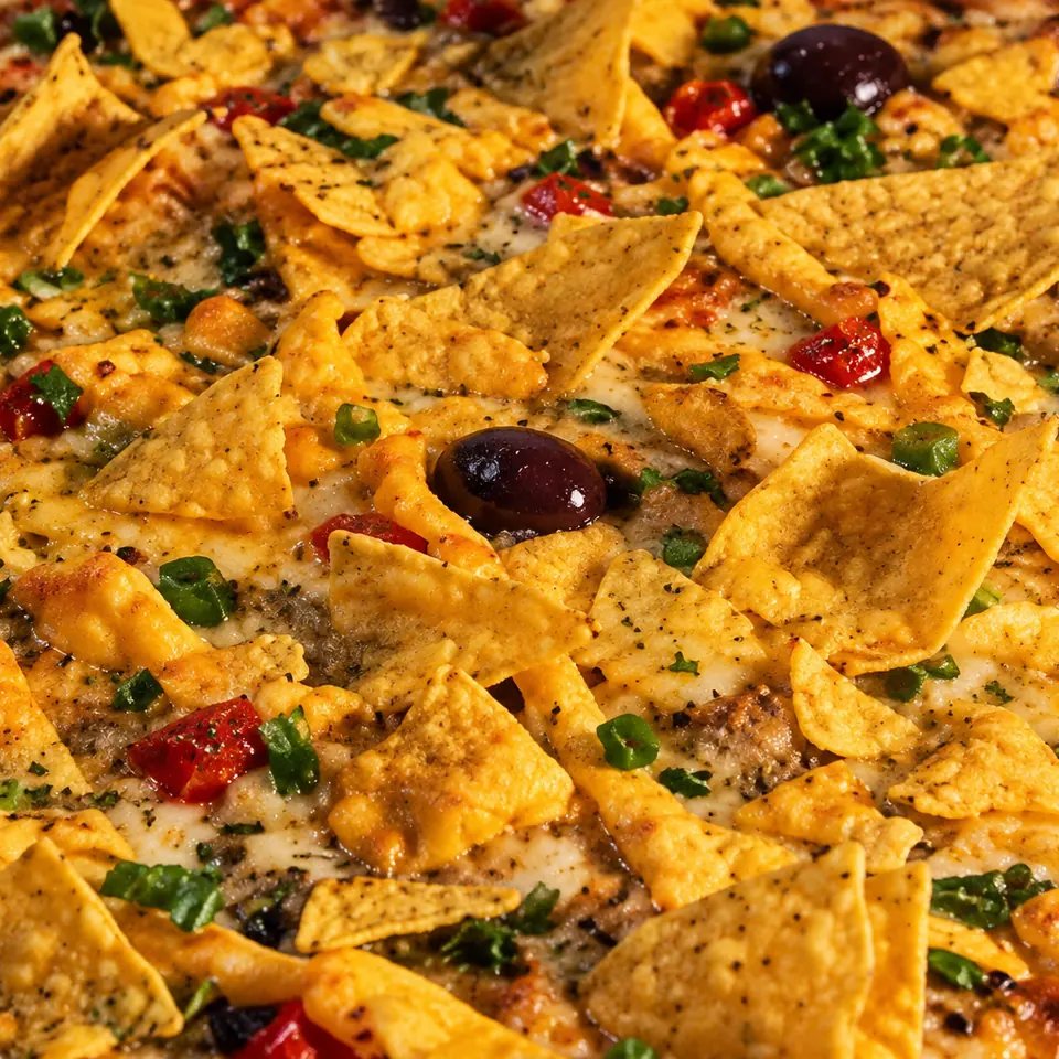 Pizza mexicana com Doritos
